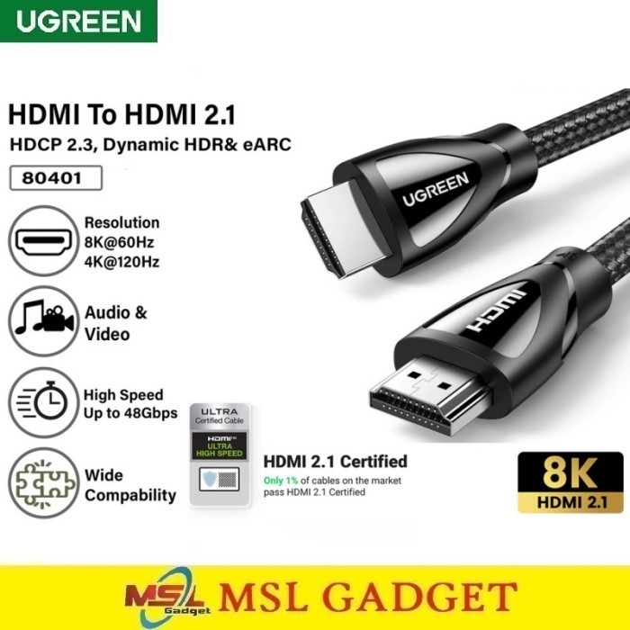 UGREEN Kabel HDMI to HDMI 4K 8K 5 Meter 10 Meter