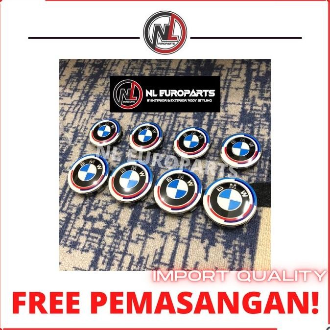 " Dop Velg Logo Emblem 50 Jahre Anniversary Bmw E46 E90 F10 F30 F44 G20