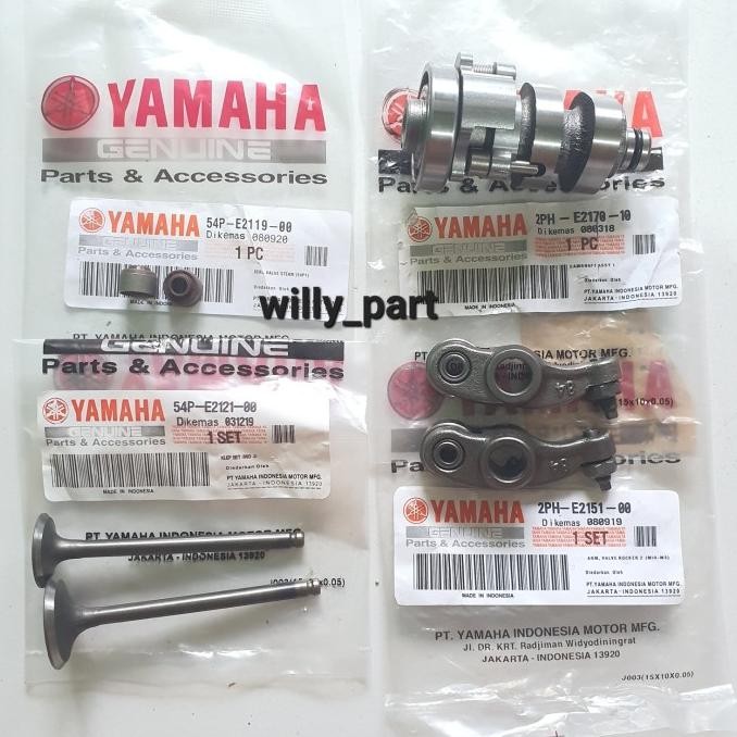 Paket Noken As + Pelatuk Klep + Payung Klep + seal Klep Mio M3 Gt 125