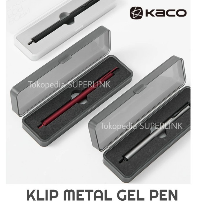 Kaco Pen Kaco Klip Pen Kaco Metal Gel Pen Kaco Pulpen Gel Kaco Gel Pen