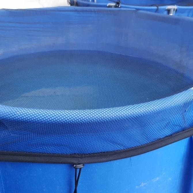 JARING TUTUP KOLAM VAT TERPAL BULAT BAK KARANTINA IKAN KOI