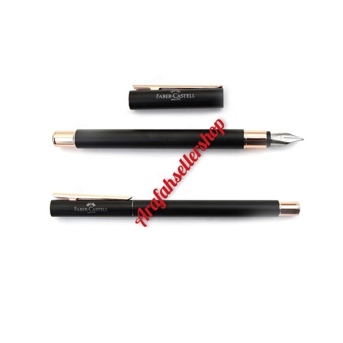 

Neo slim black matt fountain pen faber castell PROMO
