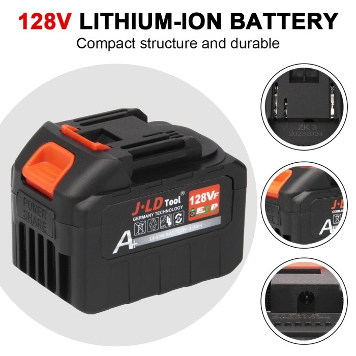 JLD 128VF Baterai Impact Baterai Bor 88VF Makita battery Cordless 36VF
