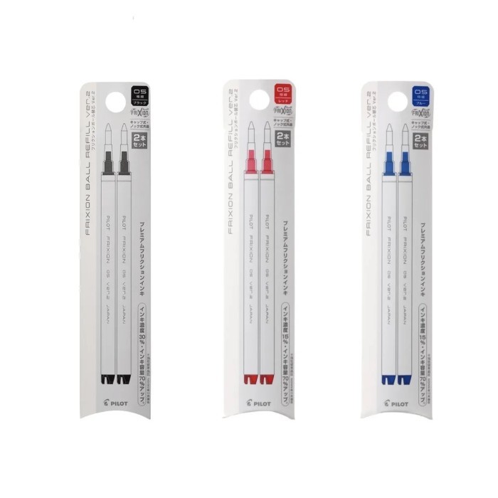 

Pilot Frixion Knock Zone Refill Erasable Gel Ink 0.5Mm 0.7Mm Tinta Pen