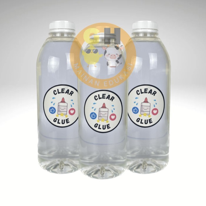 

Clear Glue Lem Bening Transparan 1 Kg Povinal Lem Slime Murni 100%