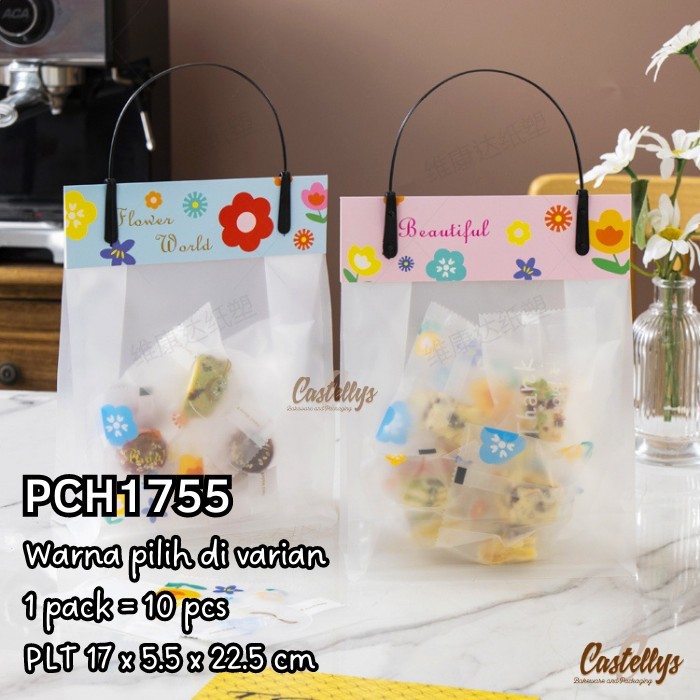 

Plastik Tas Cookies + Handle Pch1755 Hampers Souvenir Kue Kering Snack