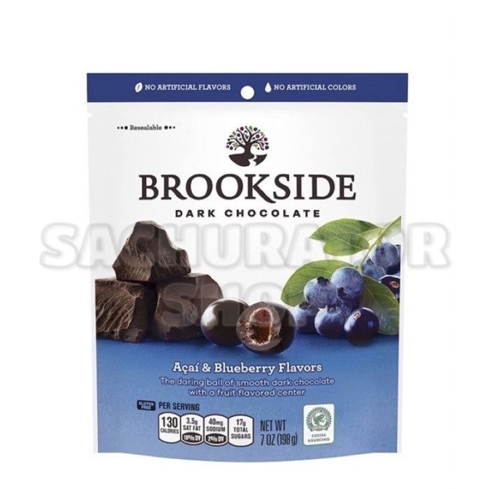 

Coklat Cokelat Brook Side Brookside Dark Chocolate Acai & Blueberry