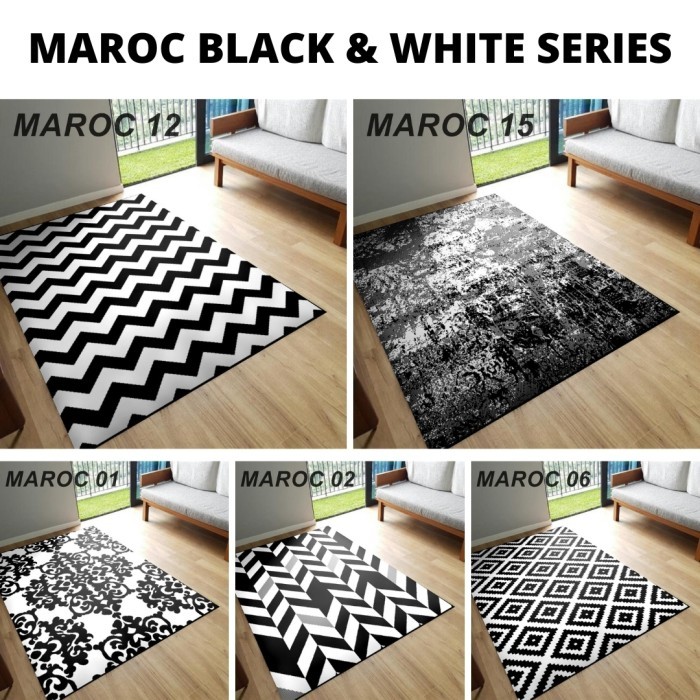 [MARTHA KARPET] KARPET MAROC 160X210 MONOKROM