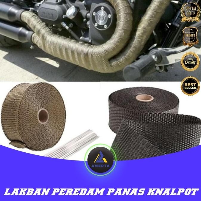 

LAKBAN PEREDAM PANAS KNALPOT EXHAUST WRAP ASLI