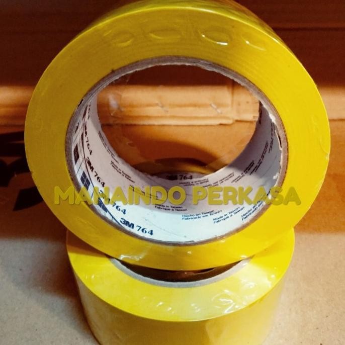 

3M 764 FLOOR MARKING TAPE LAKBAN LANTAI KUNING 2" X 33 METER ASLI