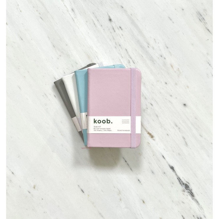 

DISKON Koob. Pocket Notebook A7 Hardcover Buku Tulis Saku Agenda Jurnal Diary