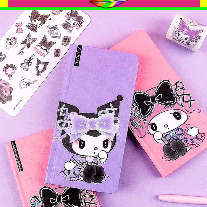 

DISKON WEEKLY PLANER MEMO ISI 96 LEMBAR MOTIF KUROMI MIDNIGHT MY MELODY PINK