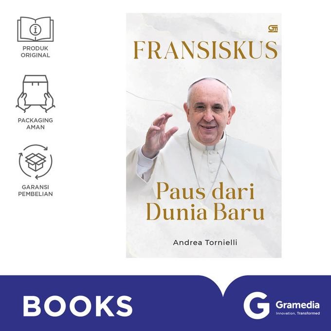 

New Gramedia Buku Fransiskus, Paus dari Dunia Baru (2024)