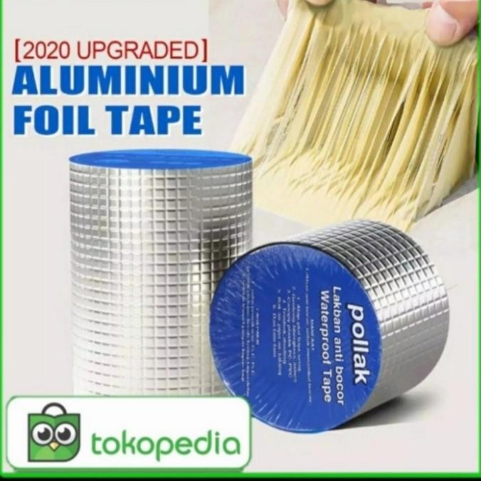 

LAKBAN ANTI BOCOR,WATERPROOF TAPE 4 IN X 5 MTR ASLI