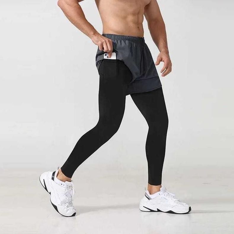 NEW ORIGINAL / Legging Sport Celana Panjang Olahraga Pria Lari Gym Fitness Training - Celana Panjang