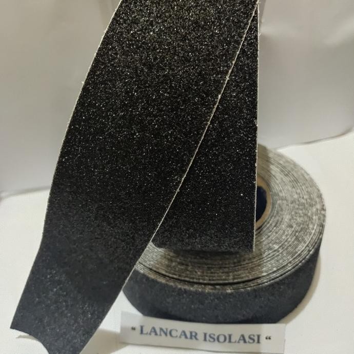 

ANTI SLIP-SAFETY WALK TAPE-TANGGA-ANTI LICIN-LAKBAN LANTAI 5M X 18MTR ASLI