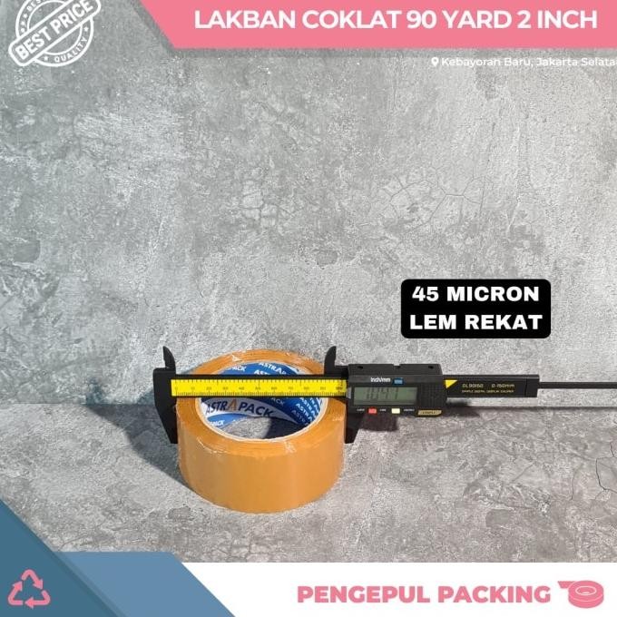 

LAKBAN COKLAT 45MM X 90 YARD 1 DUS ISI 72 ROLL ASLI