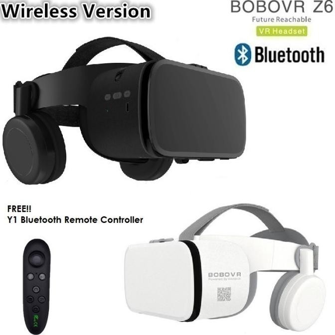 Bobovr Z6 - Vr Headset Glasses Free Bluetooth Remote Controller Y1