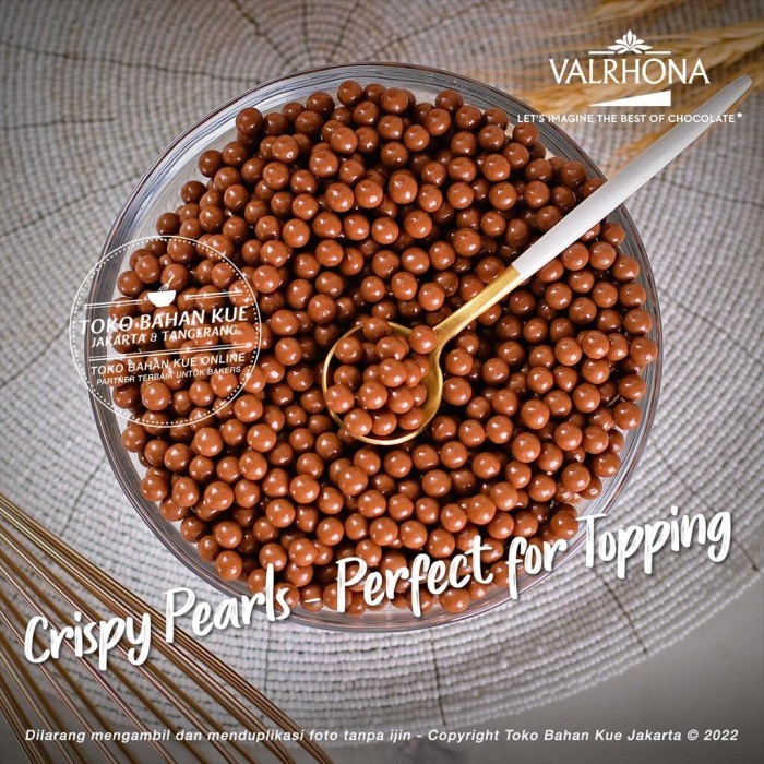 

Valrhona - Les Perles 36% Caramelia 500gr Crispy Choc Milk Caramel