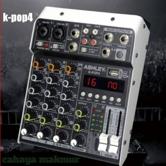 Grosir Mixer Audio Ashley K-Pop 4 / Audio Mixer Ashley K-Pop 4 Terbaru