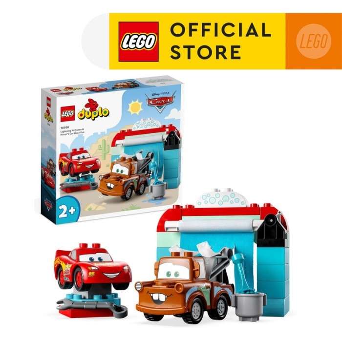 EKSLUSIF LEGO DUPLO Disney and Pixars Cars 10996 Lightning McQueen & Maters