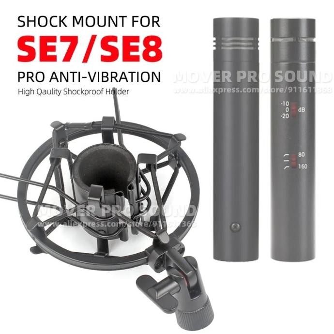 Grosir Shockmount Se7 Se8 Pro Shockproof Holder Mic Shotgun Anti Vibrate Clip