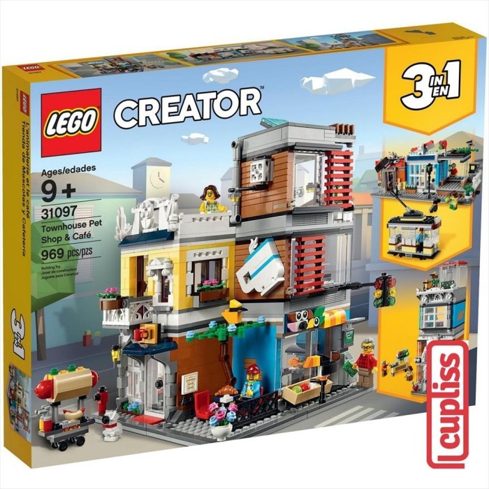 KOMPLIT LEGO Creator 31097 Townhouse Pet Shop and Cafe