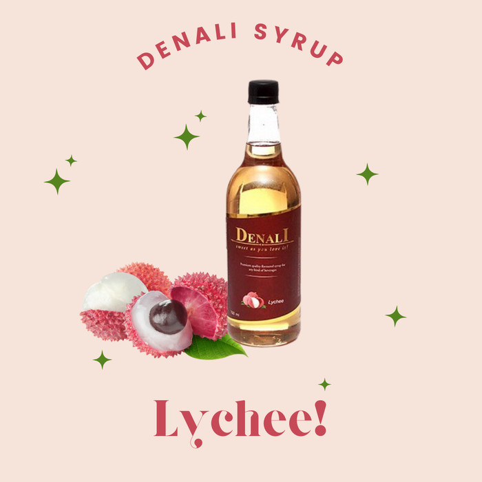 

Denali Sirup Leci - Coffee Syrup Flavour Lychee - 750 ml