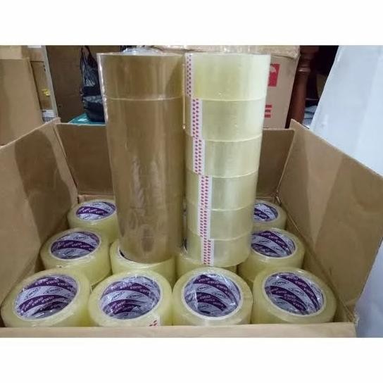 

LAKBAN BENING COKLAT 2 INCH X100 YARD (1 DUS) ISI72 ASLI
