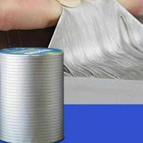 

LAKBAN ALUMINUM FOIL WATERPROOF ADHESIVE 5M X 30CM TAFFPACK KYTO ASLI