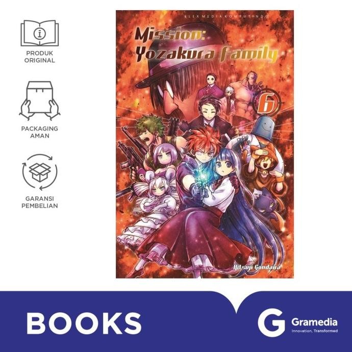 

New Gramedia Buku Mission: Yozakura Family 06 (Hitsuji Gondaira)