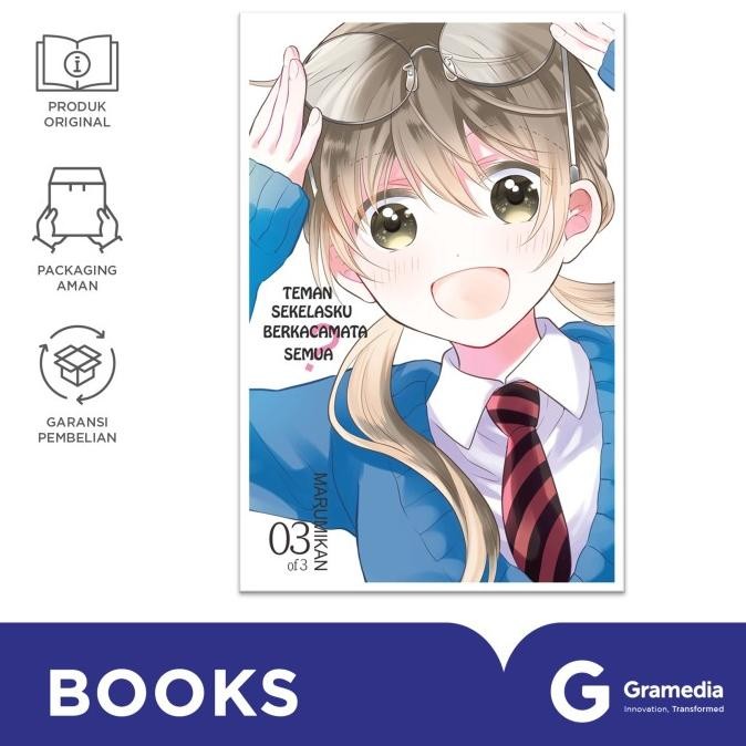 

New Gramedia Komik Teman Sekelasku Berkacamata Semua 03 (MARUMIKAN)