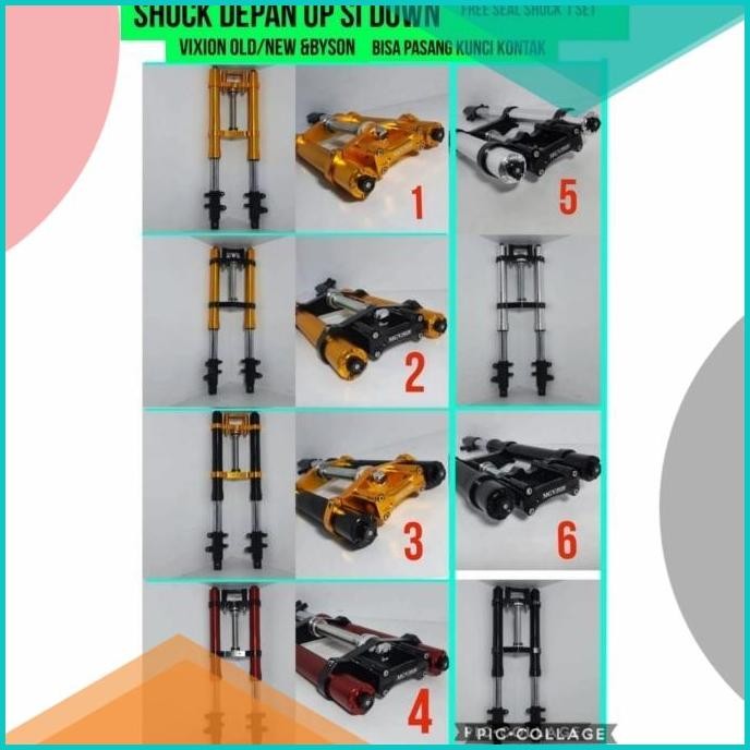 usd upside down vixion old MGV original 07D35Z4 BU