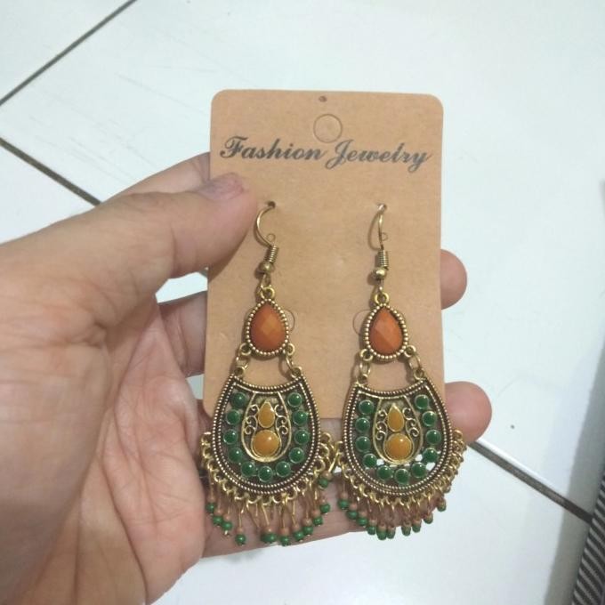 Ready Anting India Pernikahan India Hijau