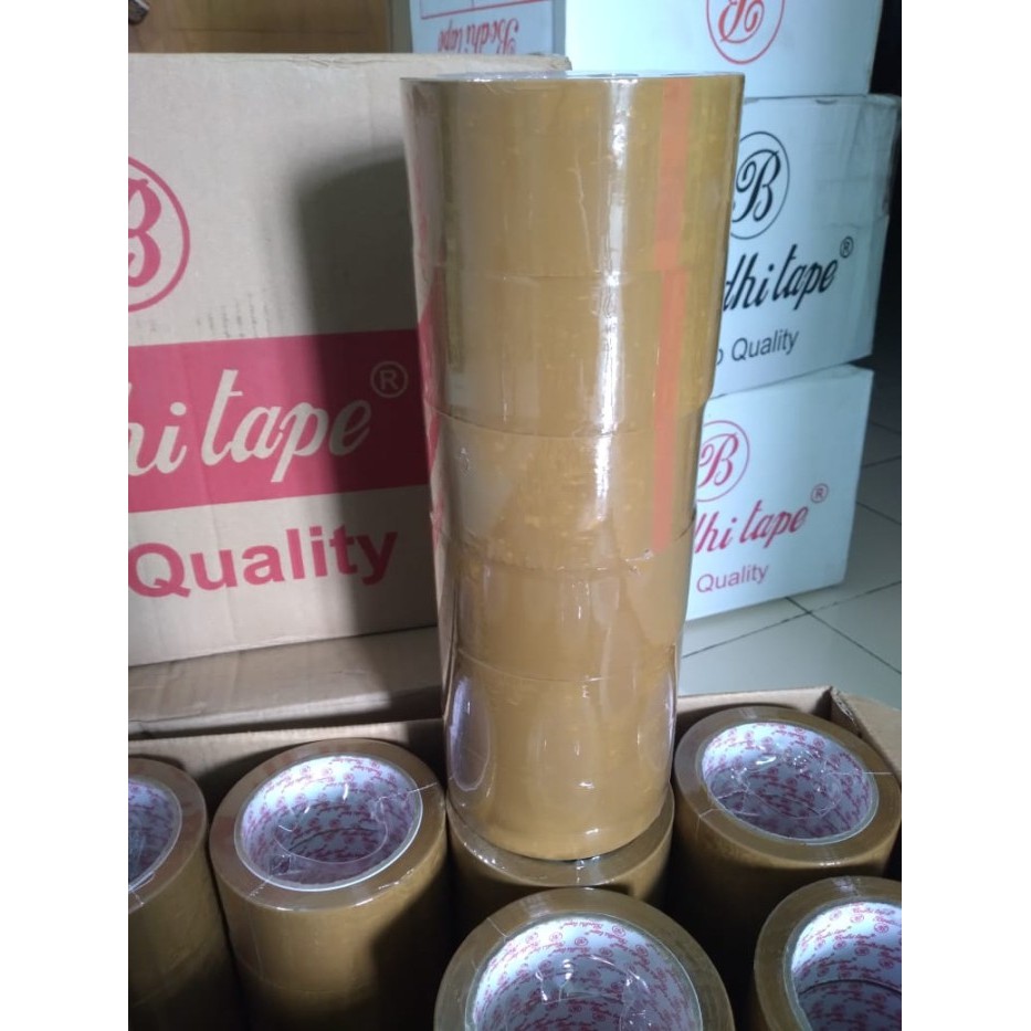 

Label Dus Cargo) Lakban Bening Coklat 48X100 Yard ( 48 Mm X 100 Yard)