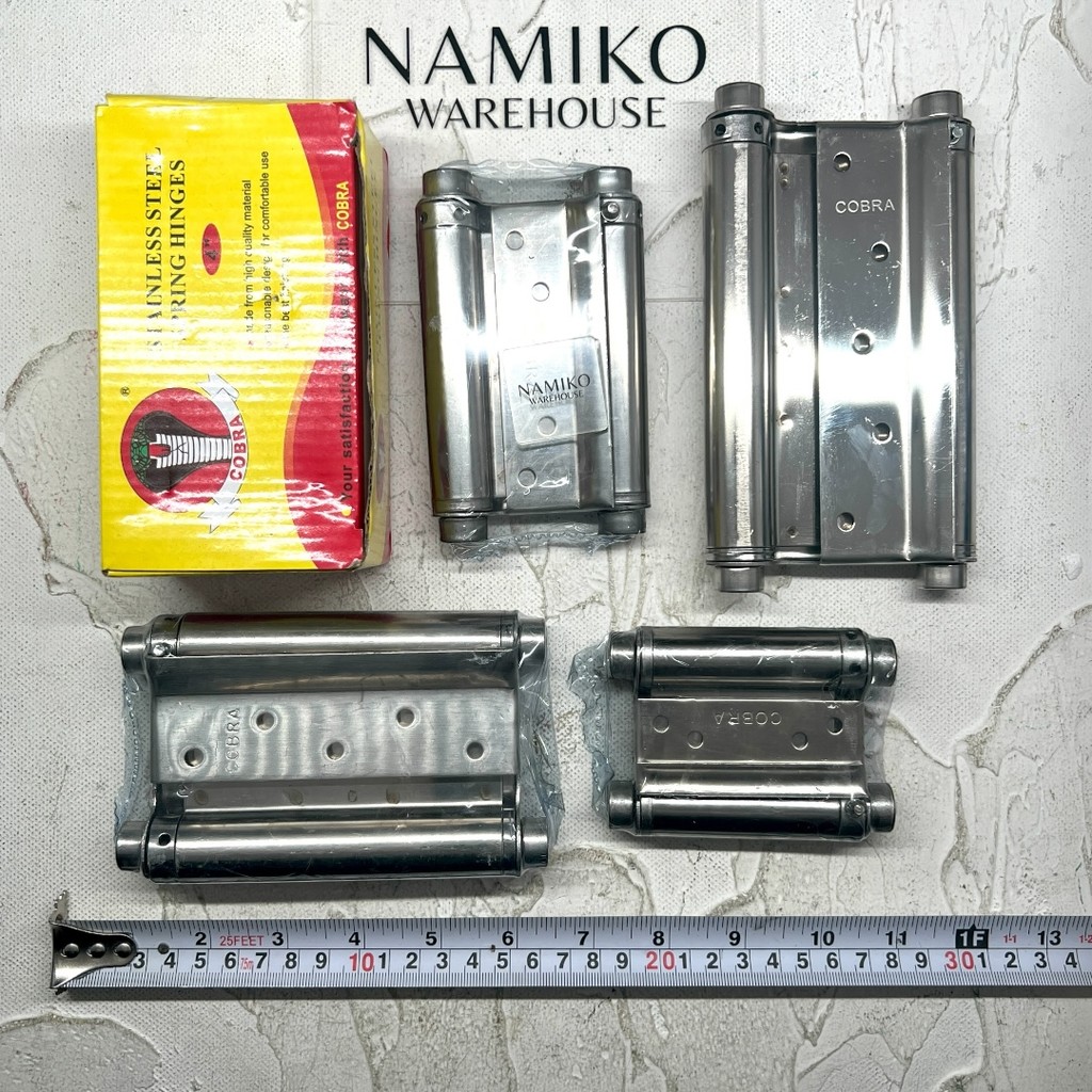 COBRA Engsel pintu per pegas koboi 3 4 5 6 inch