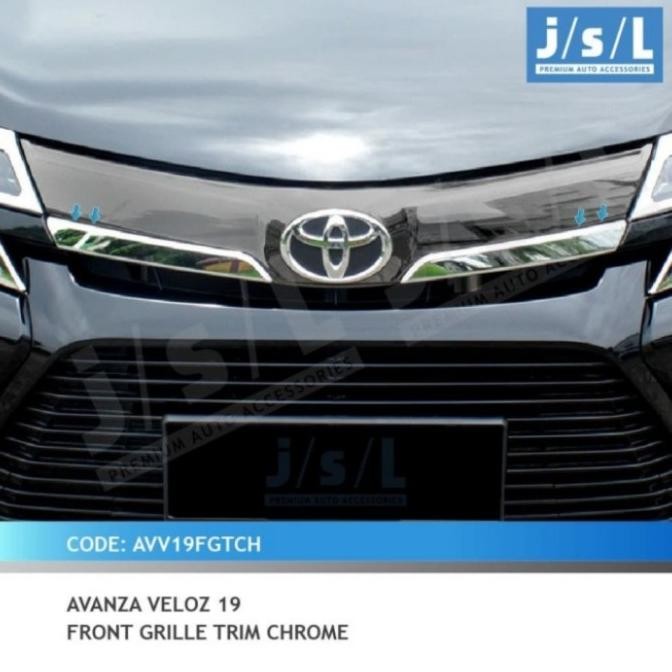 TERLARIS LIST GRILL AVANZA XENIA VELOZ 2019-2020 CHROME J/S/L