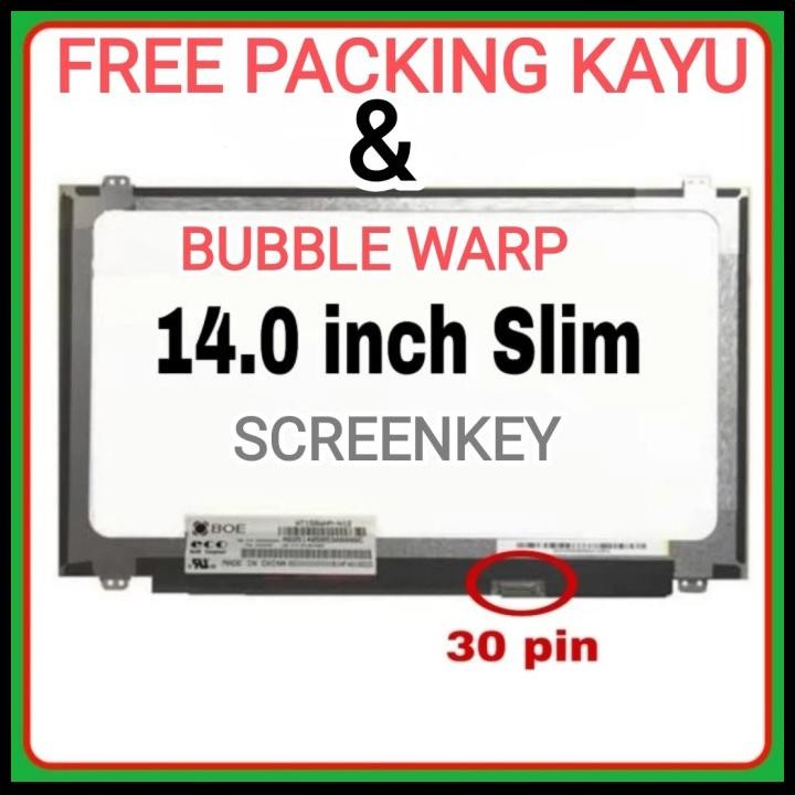 Promo Lcd 14 Slim 30 Pin / Led 14 Slim 30 Pin / Lcd Laptop 14 Inch Slim 30 Good Quality