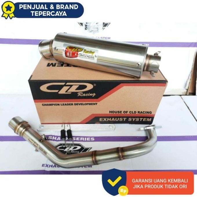 Knalpot CLD Racing Mio J Soul GT X ride Mio M3 Mio 125 C1 Bulat Oval