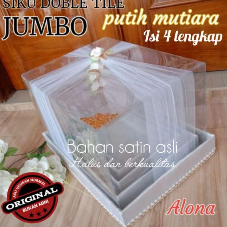 

COD BOX KOTAK SESERAHAN HANTARAN PERNIKAHAN MIKA TILE 1 SET ISI 4 PCS gfd-12