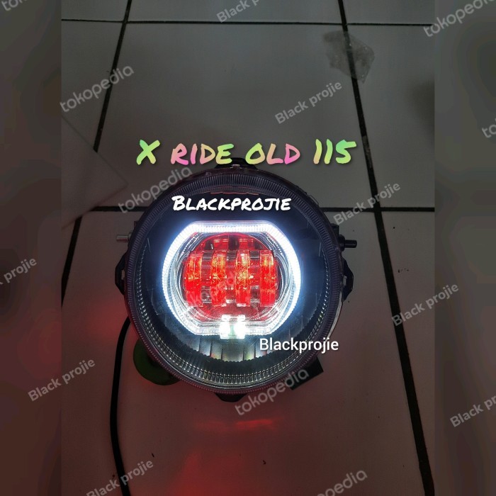 TERBARU Reflektor lampu x ride 115 projie daymaker xride cut off hi lo