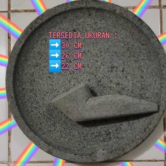

ulekan batu asli 30 cm/cobek batu asli/ulekan/cobek-30 cm AS78