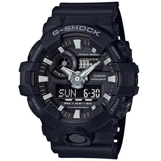 Casio G-Shock Ga-700-1B / Gshock Ga700-1B Original & Bergaransi