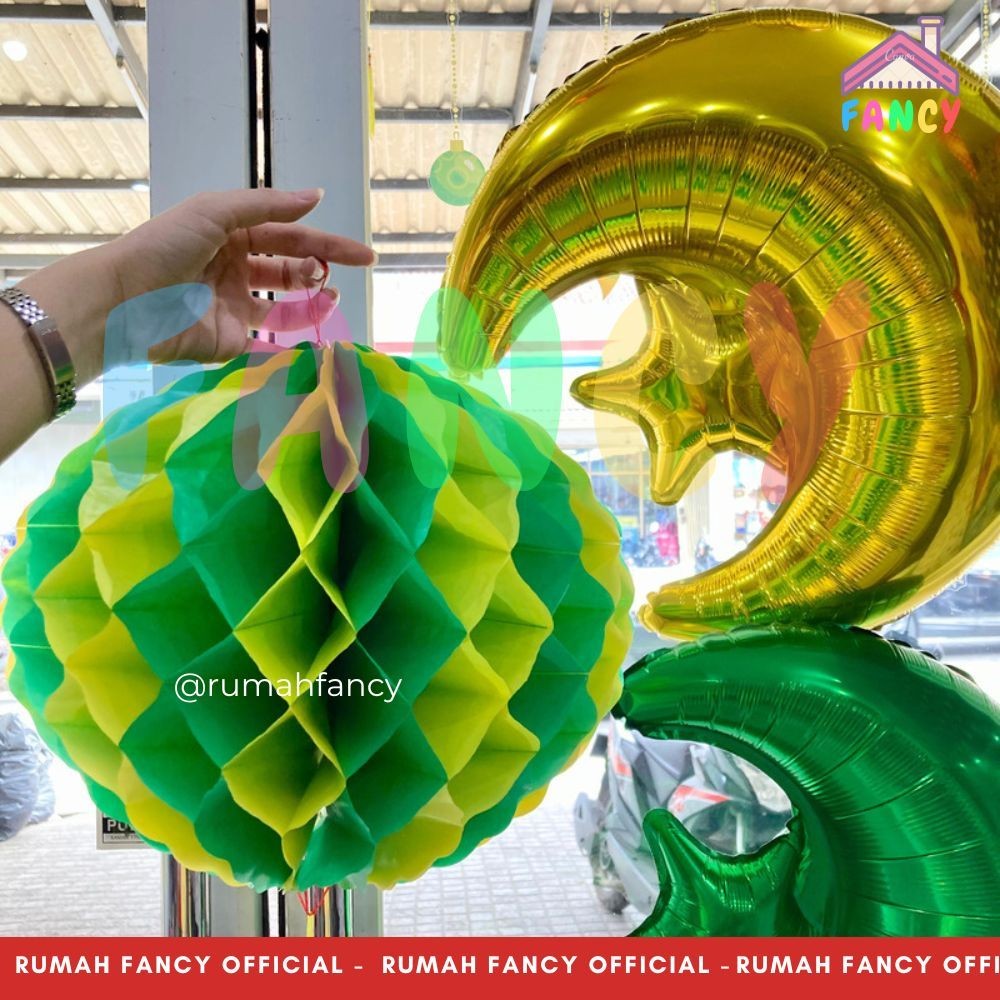 

Hiasan Lebaran Lampion Tawon Idul Fitri Bulat Honeycomb Dekorasi Gantungan Rumah Idul Fitri 2024