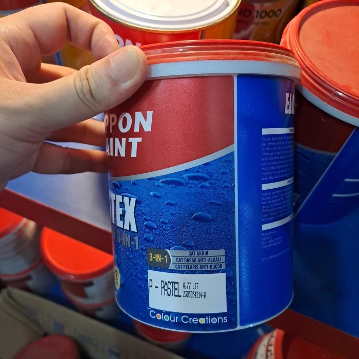 Nippon paint elastex 1kg 1873P shitake