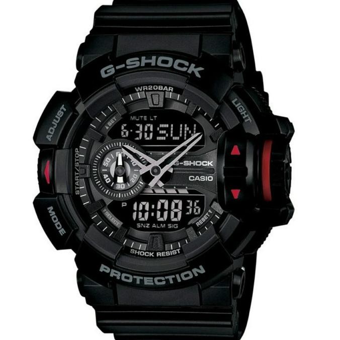 Casio G-Shock Ga-400-1B / Gshock Ga400 Original & Bergaransi