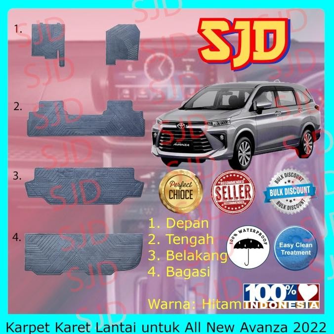 Karpet Mobil / Karpet Karet Lantai Untuk Mobil All New Avanza 2022