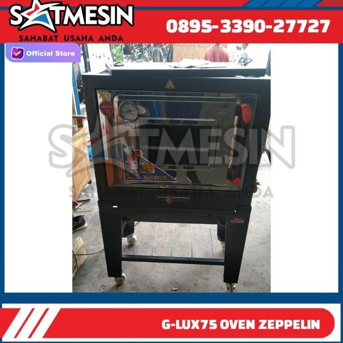 Black Gas Oven Zeppelin 75Cm ( Black Oven Gas Zeppelin) 75/Pi/Ss/Mj