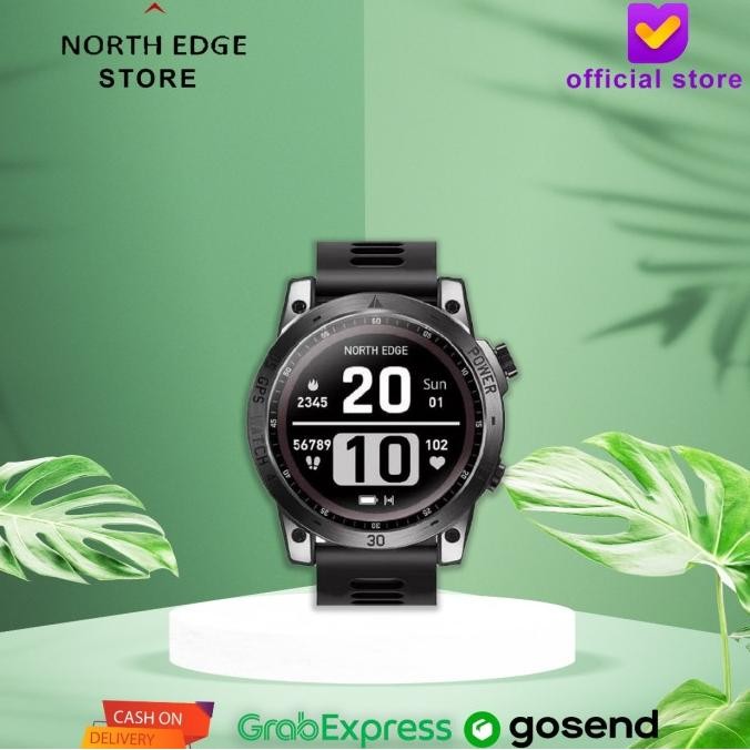 North Edge Cross Fit 3 Jam Tangan Pria Altimeter Barometer Kompas Gps