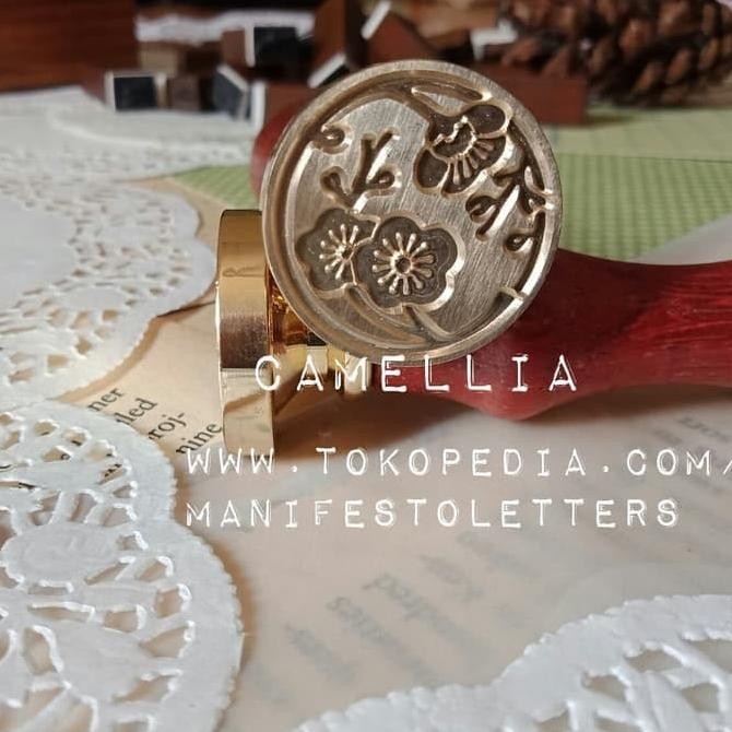 

Sale Sealing Wax Stamp Flower Series B Segel Lilin Stempel Wax Seal Vintage